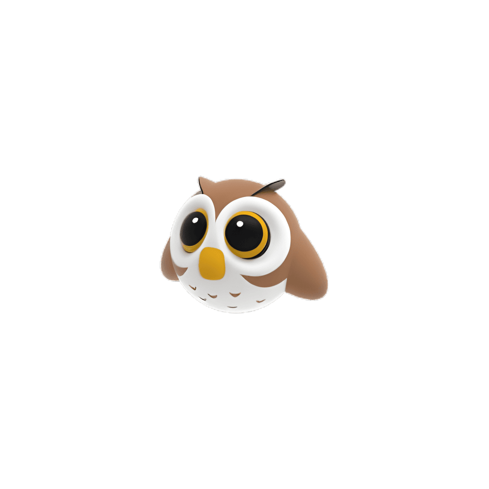 Mini Búho — Rubber Flex